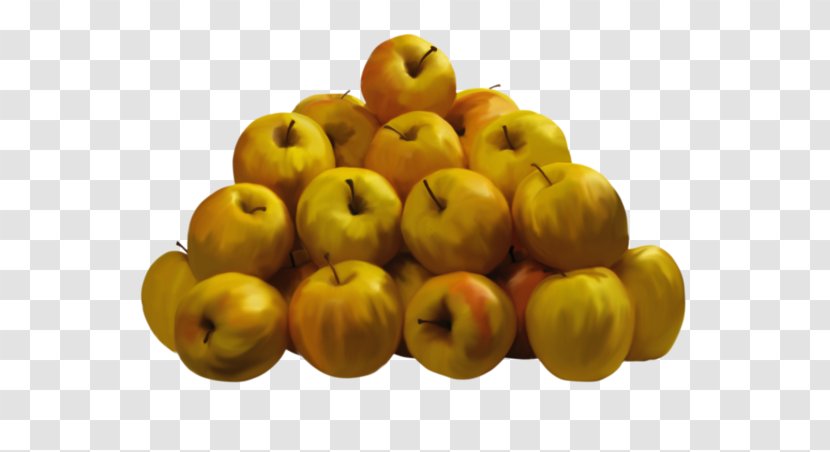 Apple Juice Fruit Auglis - Pear - Bunch Of Yellow Apples Transparent PNG