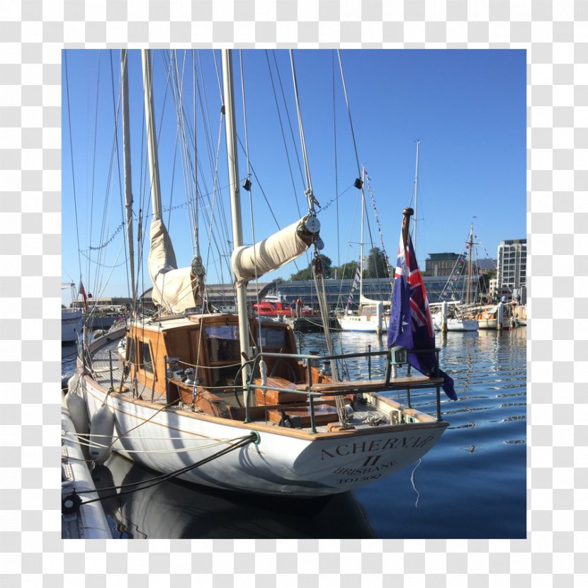 Sailing Ship Boat Tall Yawl - Wooden Transparent PNG