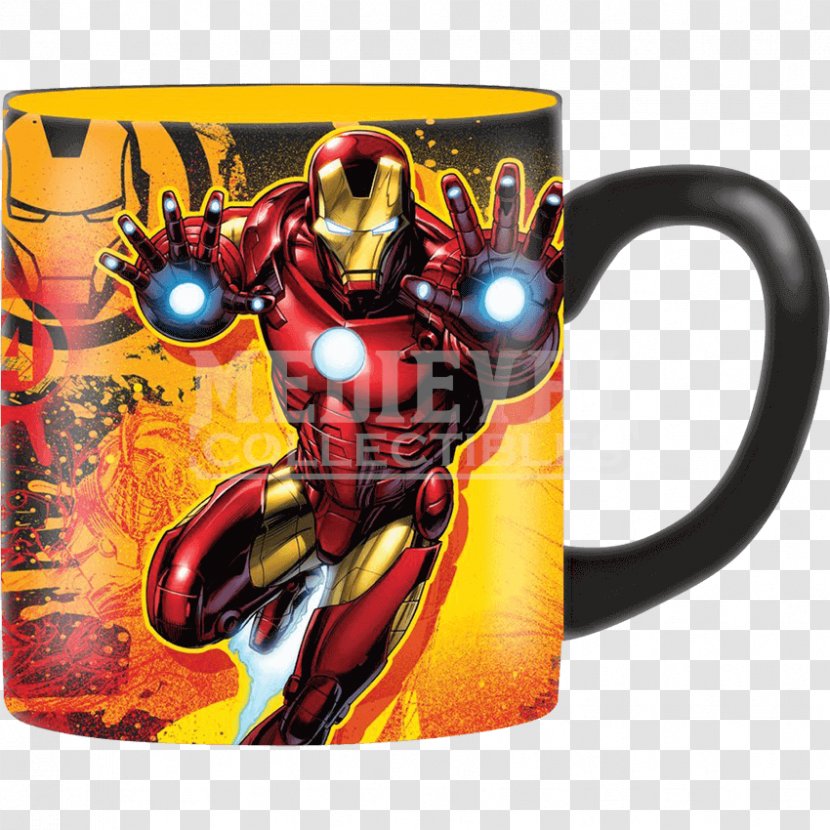 Magic Mug Ceramic Coffee Cup Iron Man - Flower Transparent PNG