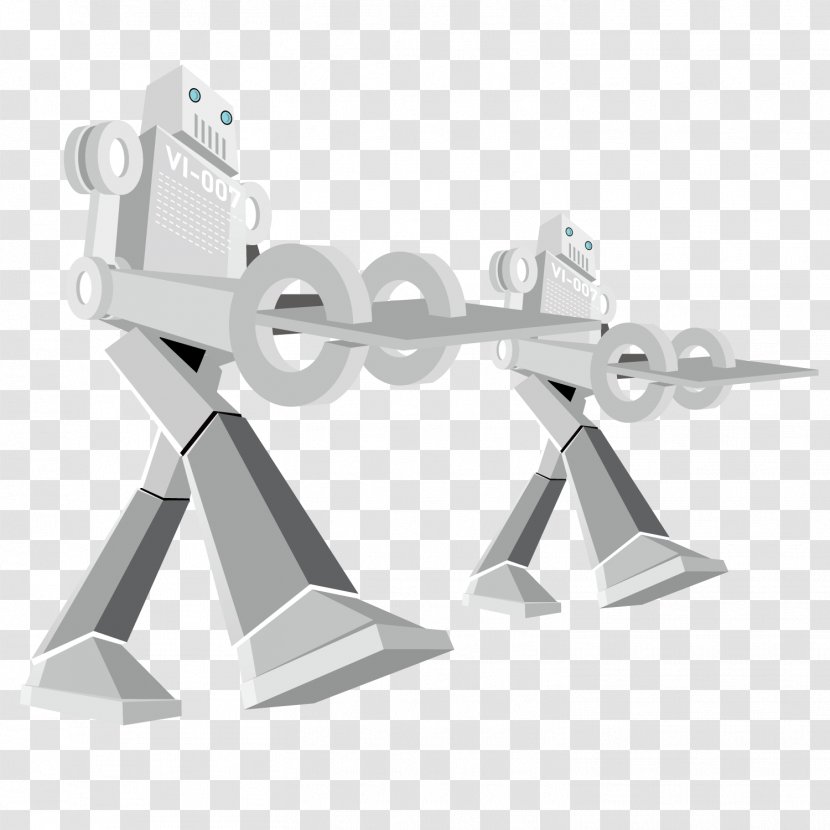 Robot Cartoon Decal - Technology - Lovely Transparent PNG