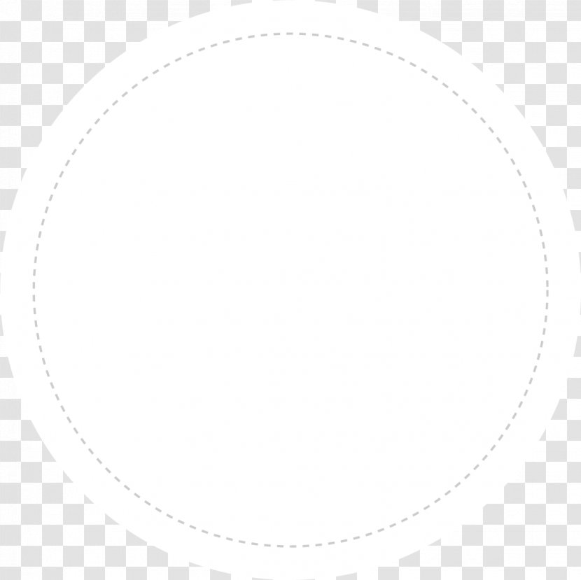 Circle Angle White - Product Design - Cute Dotted Line Border Transparent PNG