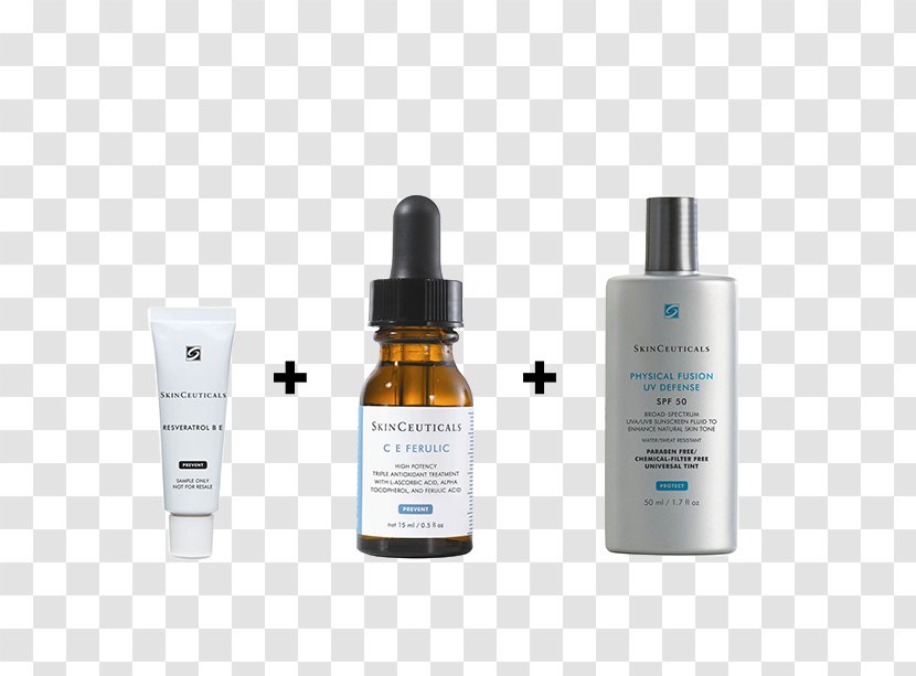 Sunscreen SkinCeuticals C E Ferulic Resveratrol B Blemish + Age Defense Serum - Skin - Skincare Promotion Transparent PNG