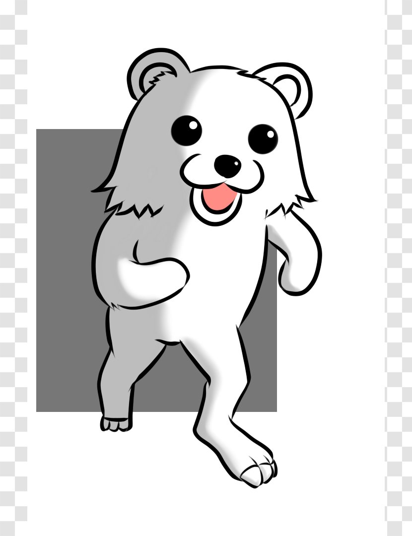 Polar Bear Dog Cartoon Clip Art - Heart - Cartoons Transparent PNG