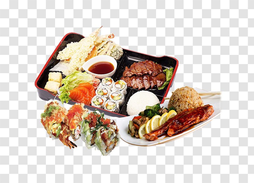 Bento Sushi Buffet California Roll Tempura - Food Transparent PNG