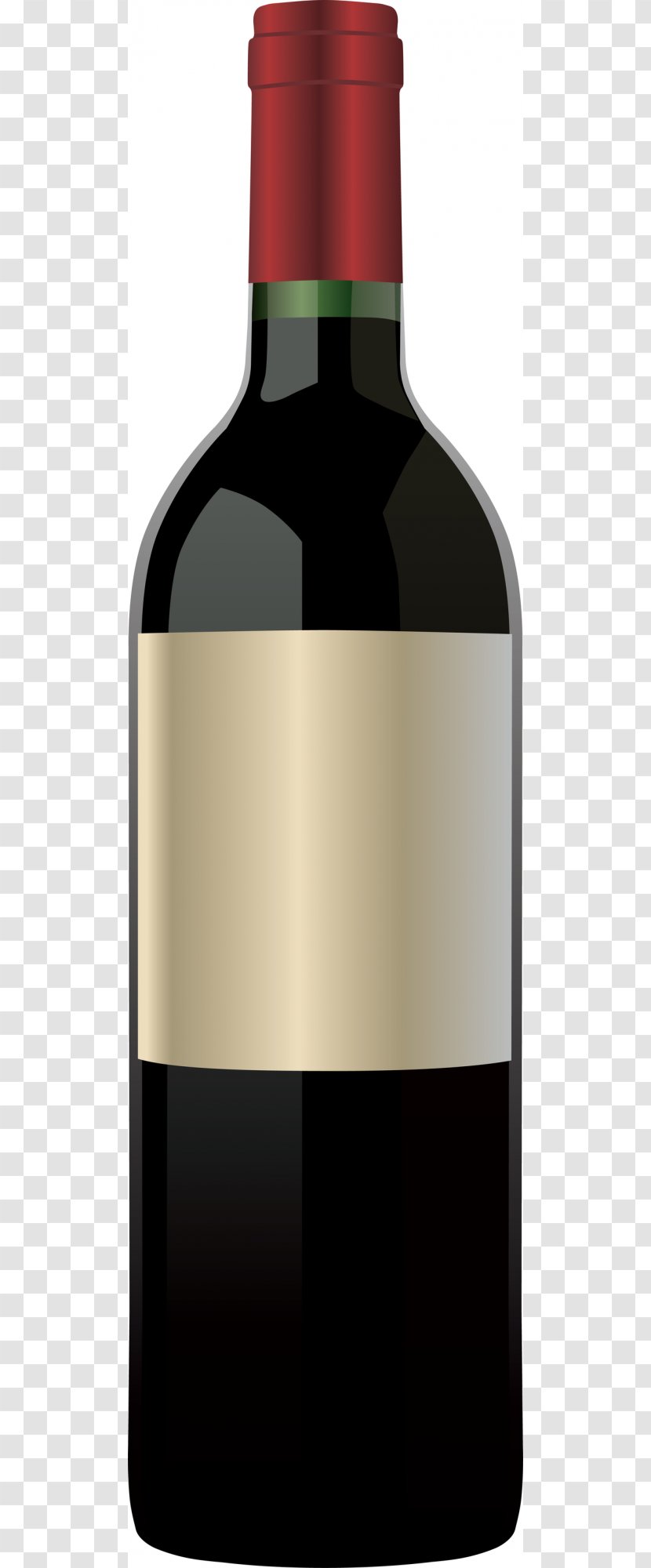 Red Wine Bottle Glass - Box Transparent PNG
