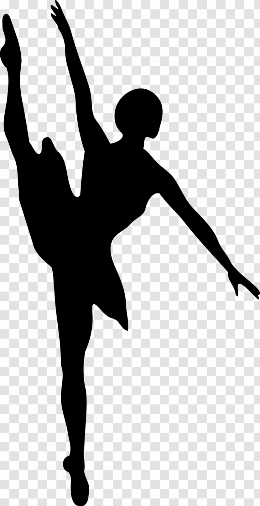 Athletic Dance Move Dancer Ballet Dancer Dance Silhouette Transparent PNG