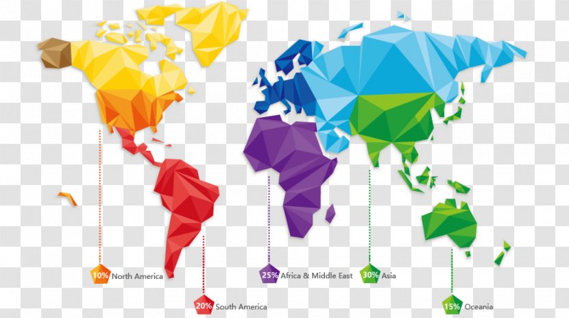 World Map Infographic Vector Graphics - Flower Transparent PNG