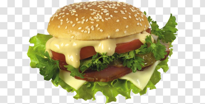 Cheeseburger Whopper Fast Food Hamburger Breakfast Sandwich - Buffalo Burger - Menu Transparent PNG
