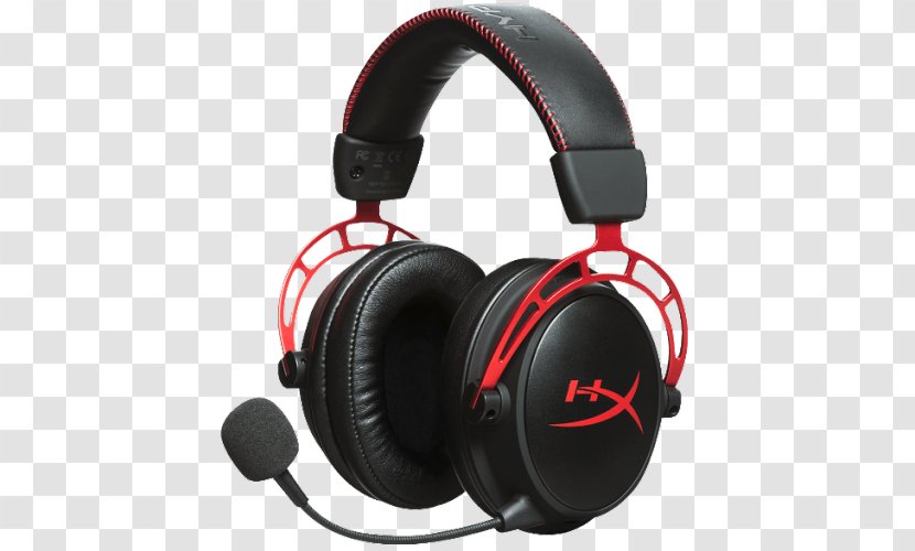 Kingston HyperX Cloud Alpha Headset Microphone Headphones - Audio Transparent PNG