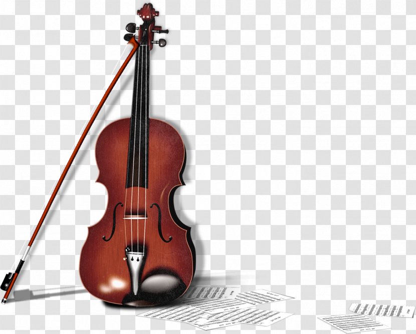 Bass Violin Cello - Heart - A Transparent PNG