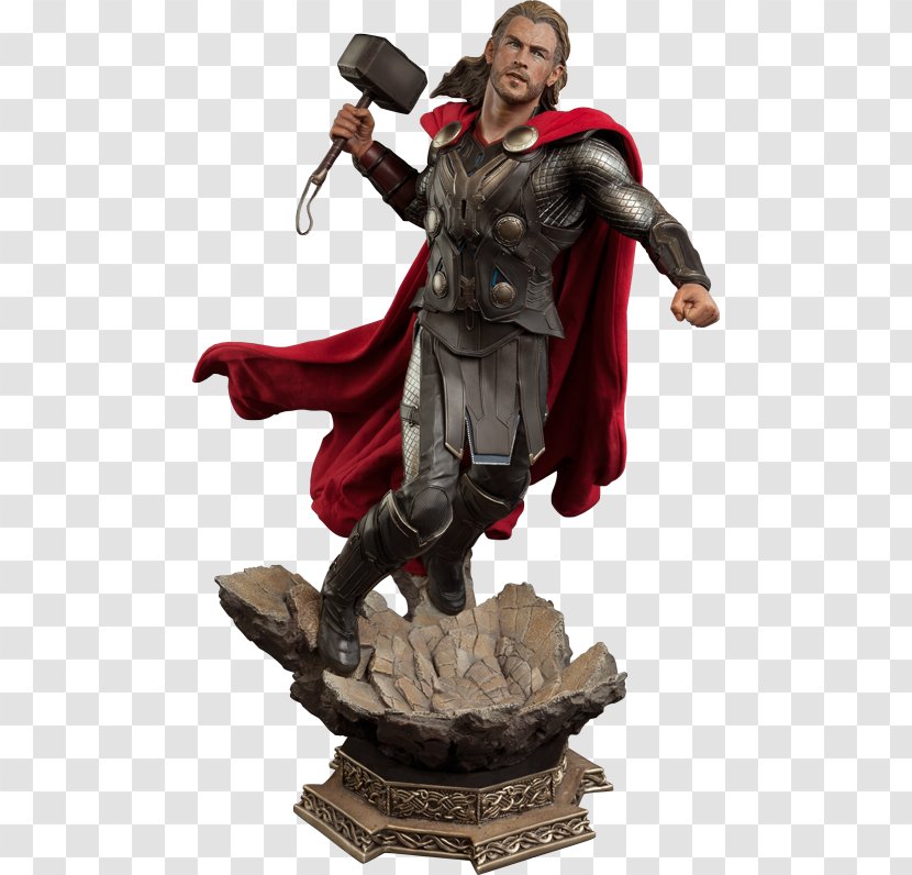 Thor Bruce Banner Statue Marvel Cinematic Universe Figurine - Asgard Transparent PNG