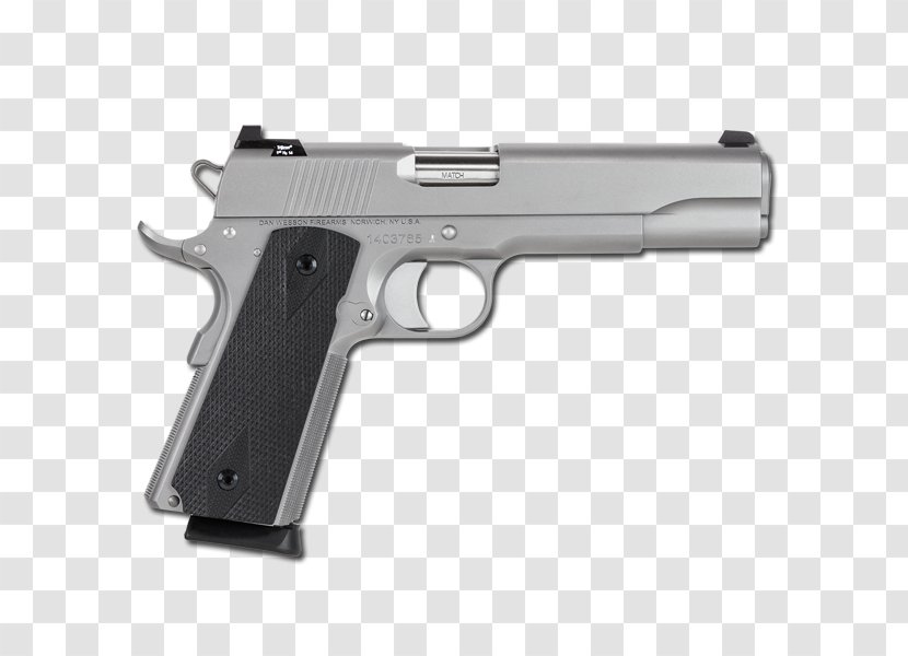 Springfield Armory .45 ACP Firearm M1911 Pistol 9×19mm Parabellum - Gun - Weapon Transparent PNG