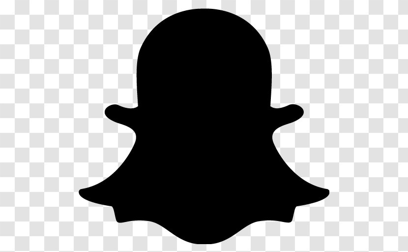 Social Media Snapchat - Black Transparent PNG