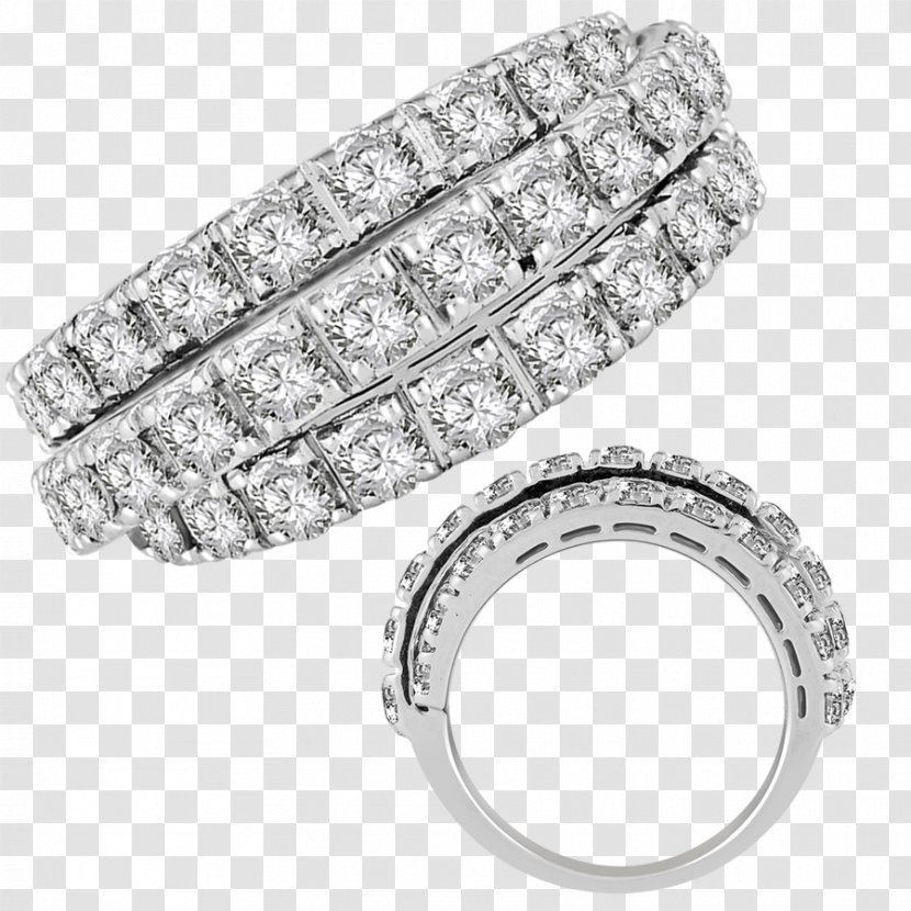 Wedding Ring Silver Bling-bling Body Jewellery - Rings Transparent PNG