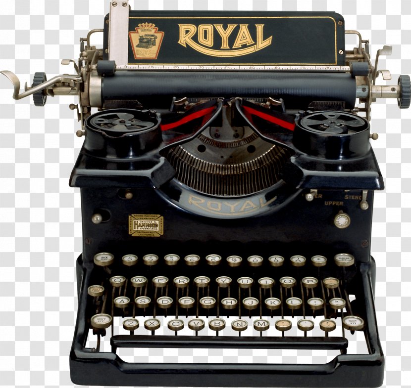 The Typewriter Paper Computer Keyboard Typing - Publishing Transparent PNG
