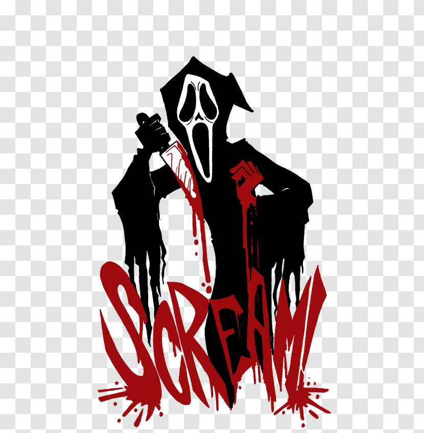 Ghostface Sidney Prescott Michael Myers Scream Horror - Logo Transparent PNG