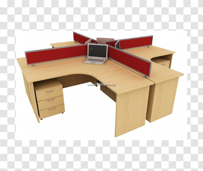 Desk Table Workstation Business Office - Furniture Transparent PNG