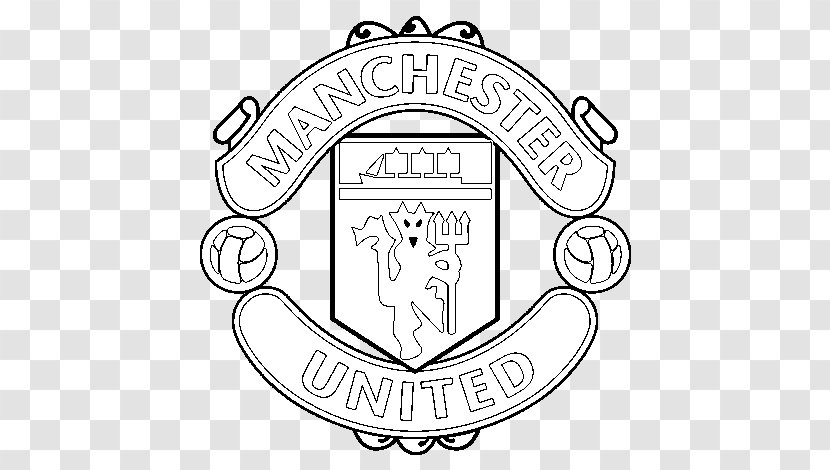 Manchester United F.C. A.C. Milan FC Barcelona Football Coloring Book - Logo Transparent PNG