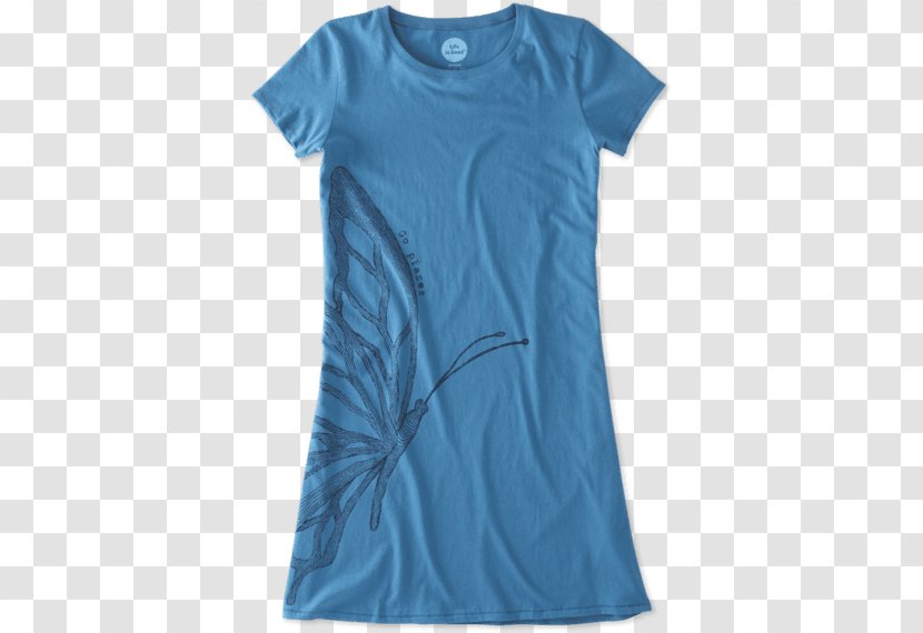 T-shirt Shirtdress Sleeve Skirt - Neck Transparent PNG