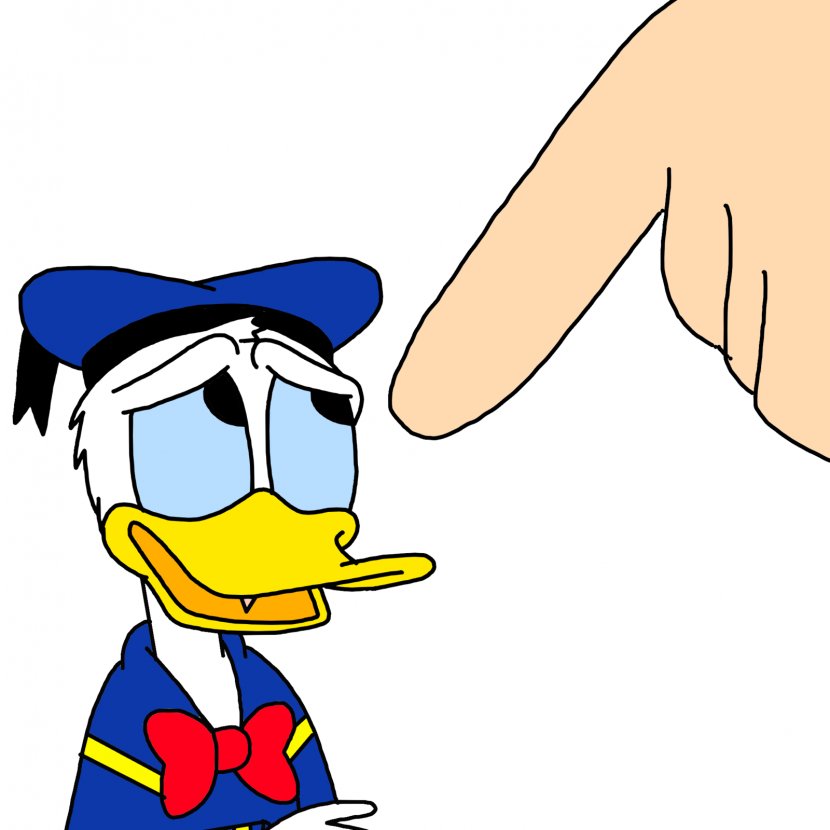 Knowing God Donald Duck Clip Art - Angry Cliparts Transparent PNG