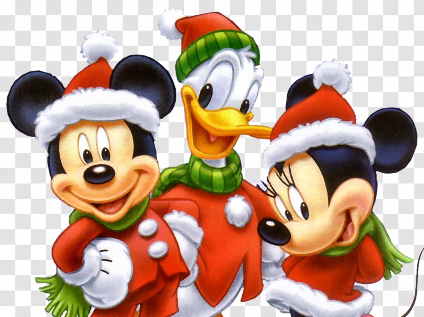 Mickey Mouse Minnie Donald Duck Christmas The Walt Disney Company - Recreation Transparent PNG