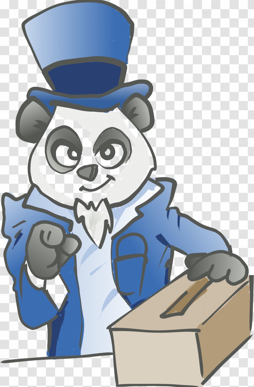 Giant Panda Clip Art - Election - Voting Transparent PNG