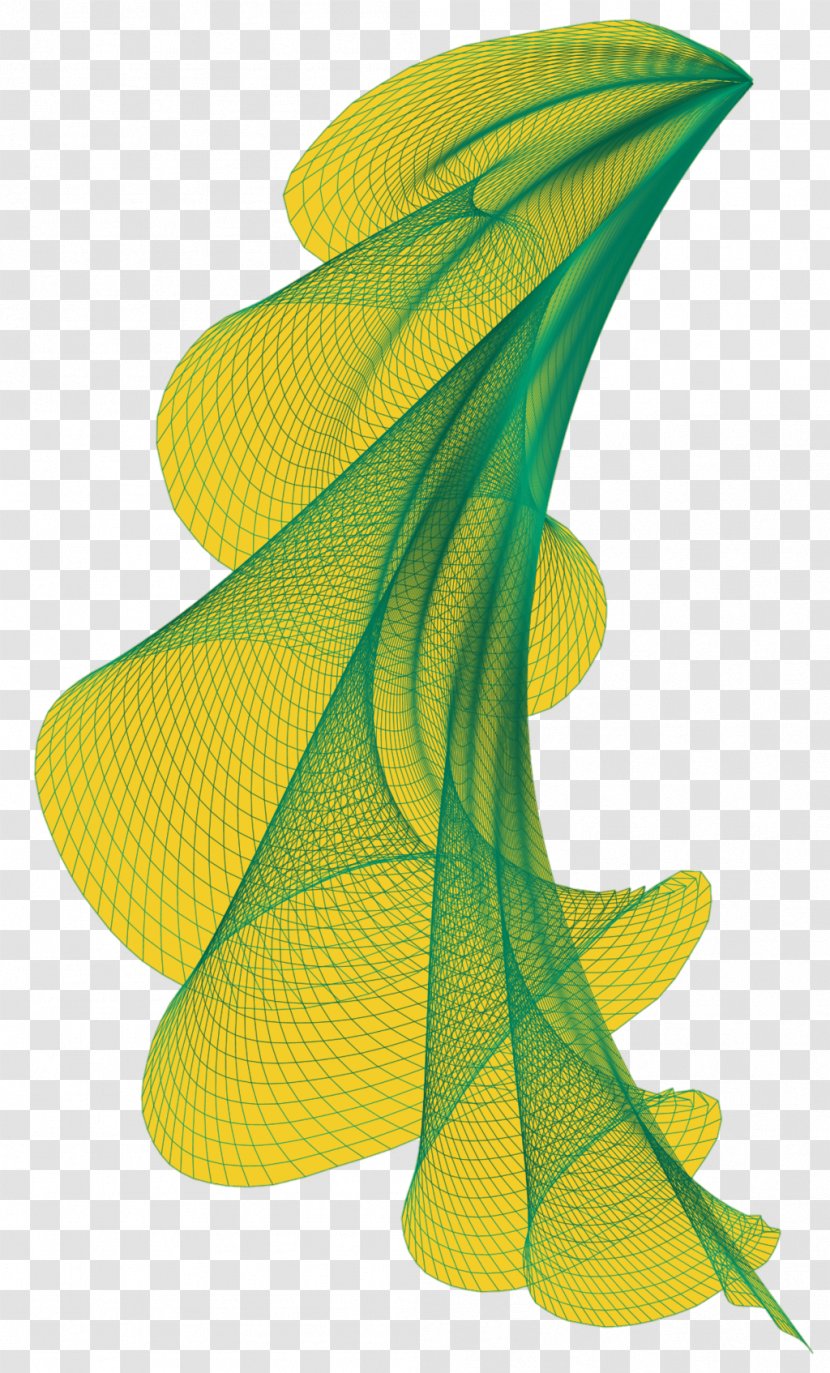 Product Design Organism Line - Yellow - Silk Belt Transparent PNG