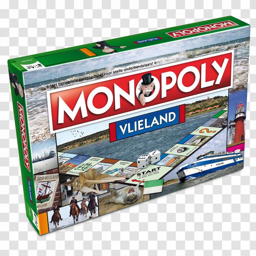 VVV Vlieland Monopoly Game Oss Frisian Islands - Identity Games Transparent PNG