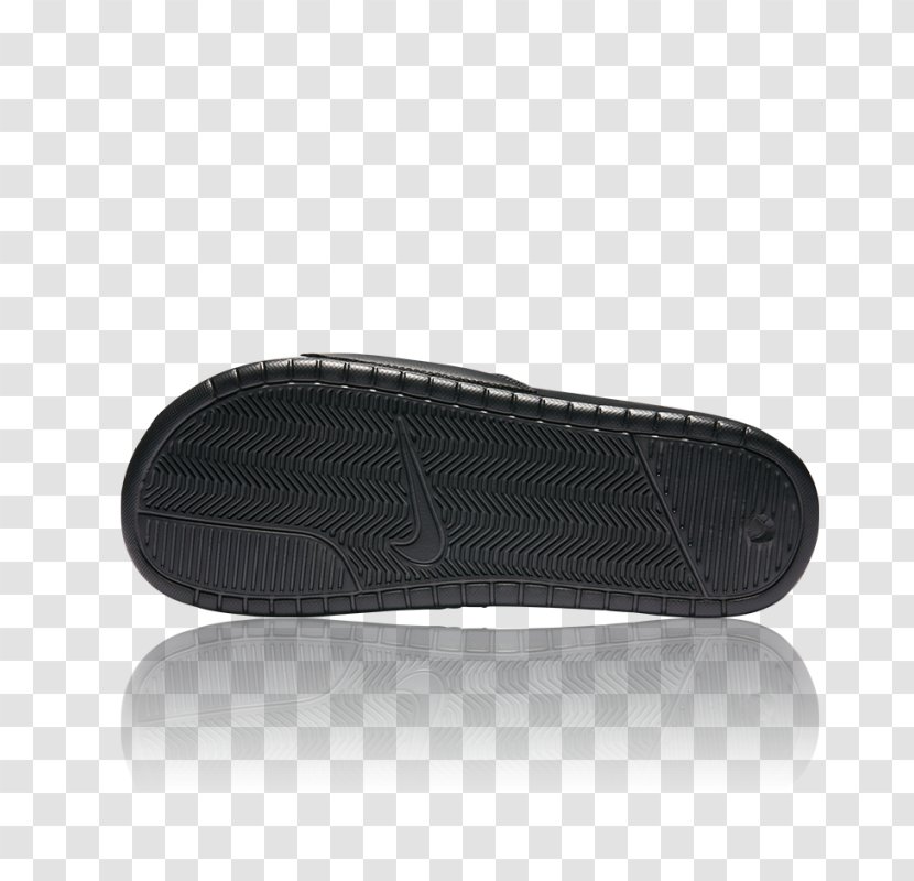 Slipper Slip-on Shoe Leather - Walking - Nike Swoosh Transparent PNG