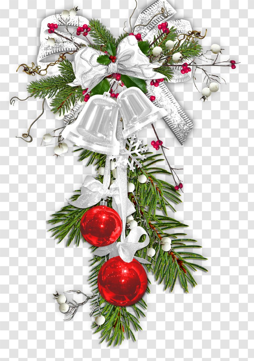 Wedding Invitation Christmas Ornament Jingle Bell Clip Art - Holiday - Flowers Transparent PNG