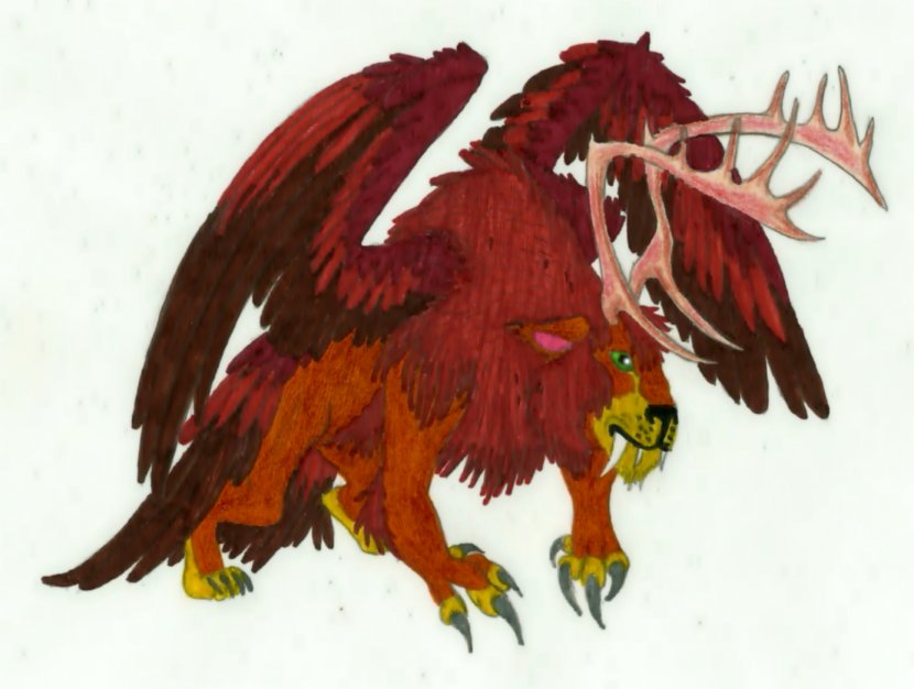Bird Of Prey Beak Eagle Dragon - Fictional Character - Chimera Transparent PNG
