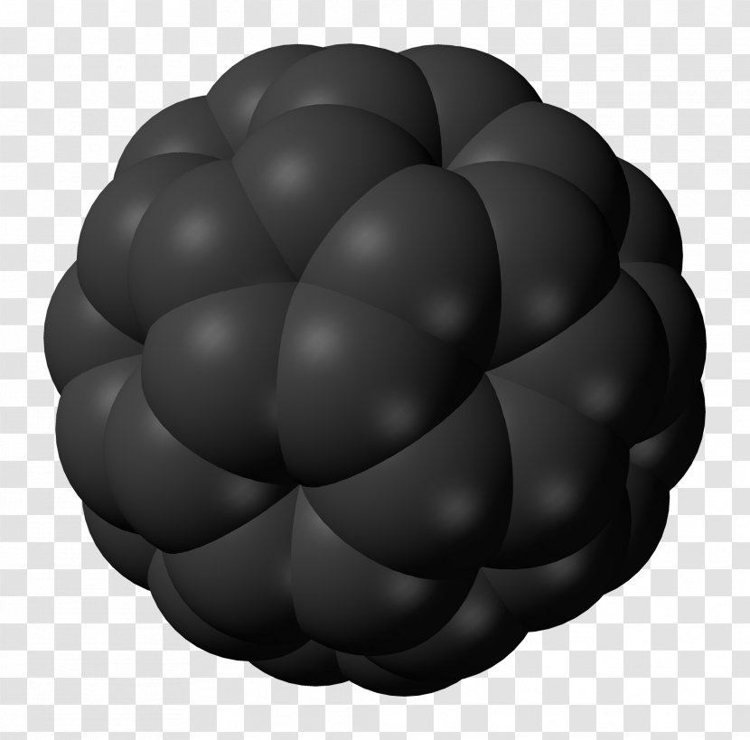 Buckminsterfullerene Sphere Hexagon Pentagon - Hwgadget - Chemical Formula Transparent PNG