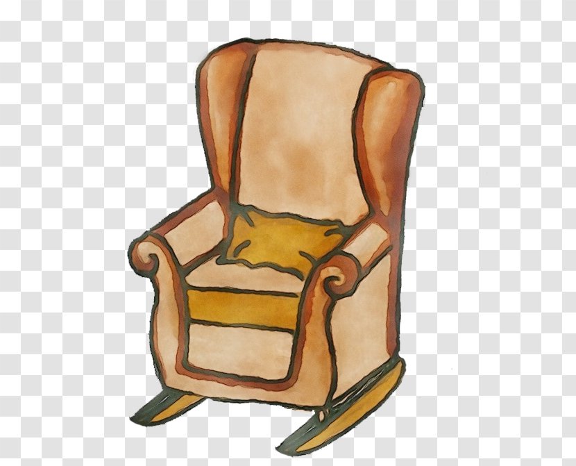 Chair Furniture Sketch Drawing Clip Art - Watercolor - Sitting Transparent PNG