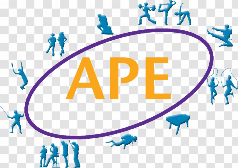 Logo Ape Clip Art Brand Human - Blue Transparent PNG