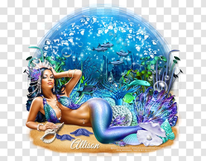 Mermaid Marine Biology Organism - Anthracite Transparent PNG