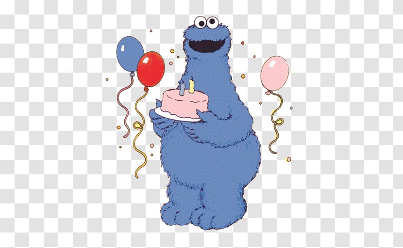 Happy Birthday, Cookie Monster The Muppets Biscuits - Flower - Circus Invitation Transparent PNG
