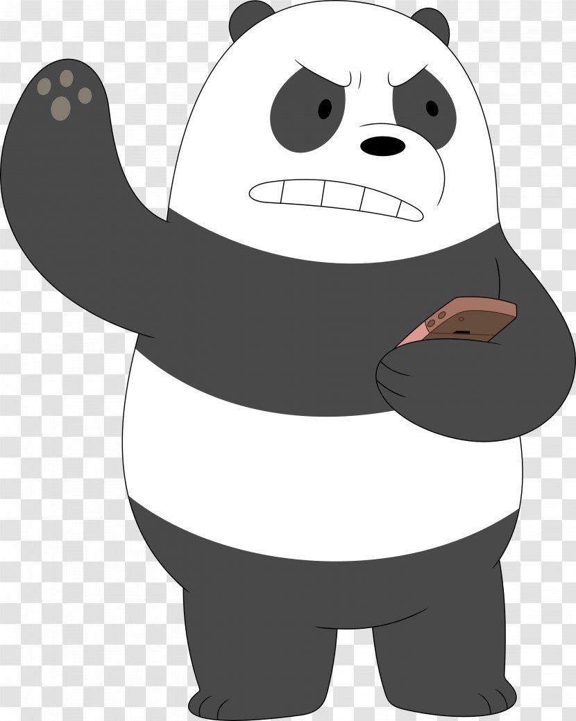 Polar Bear Giant Panda Clip Art - Fictional Character Transparent PNG