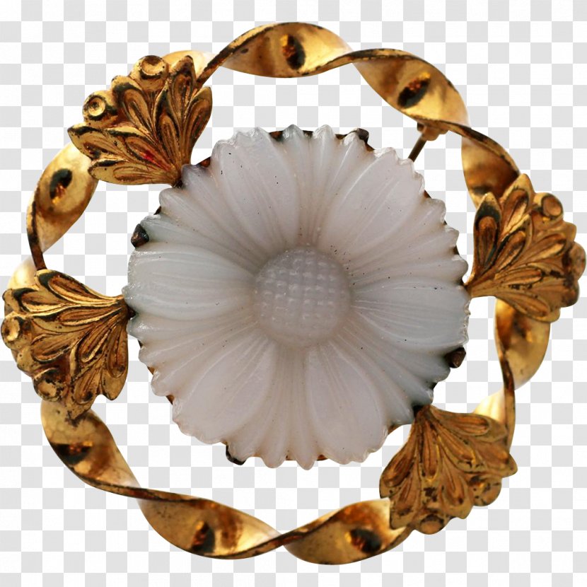 Plate Flower Petal Tableware - Brooch Transparent PNG
