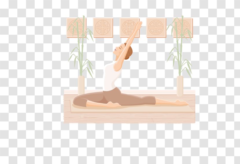 Woman Yoga Download - Frame Transparent PNG