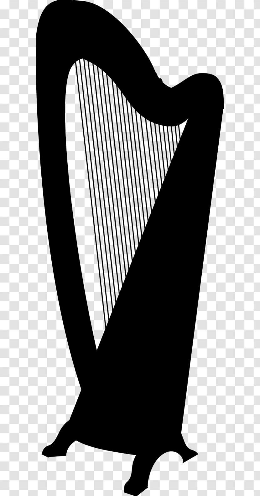 Harp Clip Art - Musical Instruments Transparent PNG
