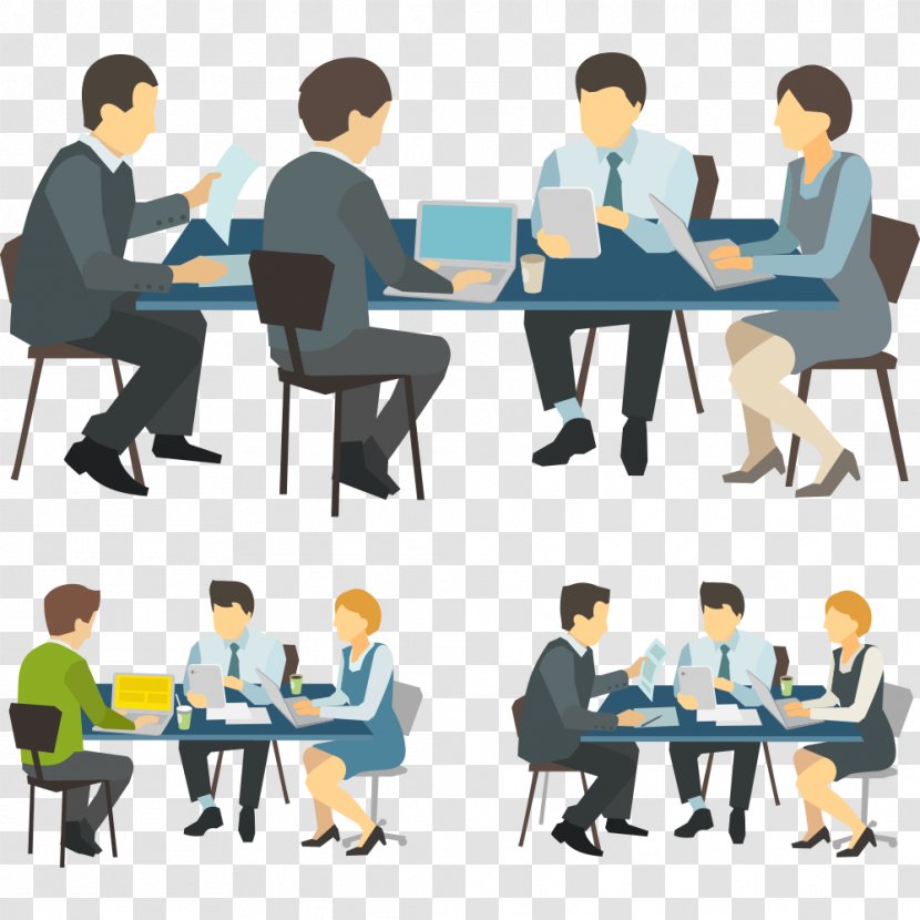 Meeting Royalty-free Illustration - Business Executive - Vector People Transparent PNG