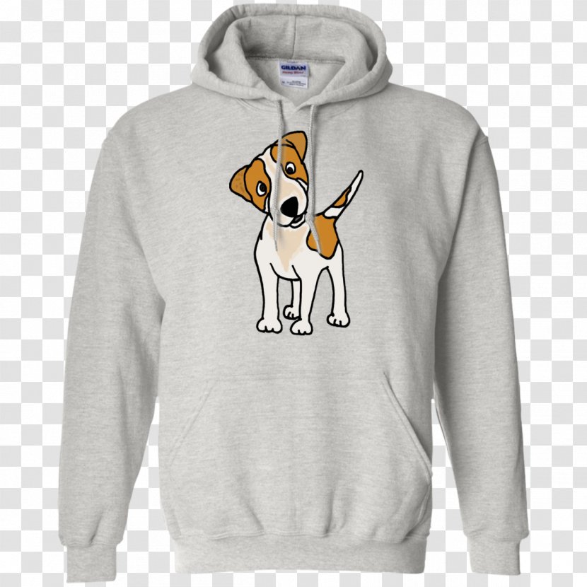 Hoodie T-shirt Sweater Sleeve - Crew Neck - Jack Russel Transparent PNG