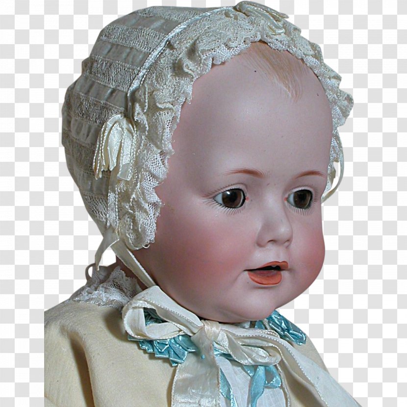 Toddler - Face - Bisque Doll Transparent PNG