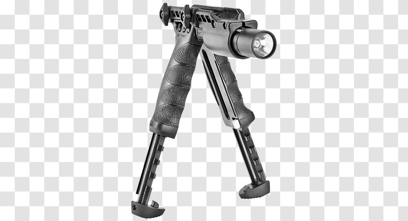 Bipod Vertical Forward Grip Tactical Light Stock Picatinny Rail - Watercolor - Cartoon Transparent PNG