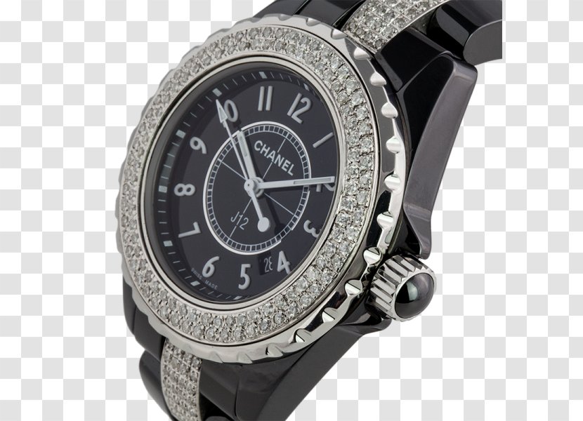 Watch Strap Bling-bling - Silver - Chanel Diamond Transparent PNG