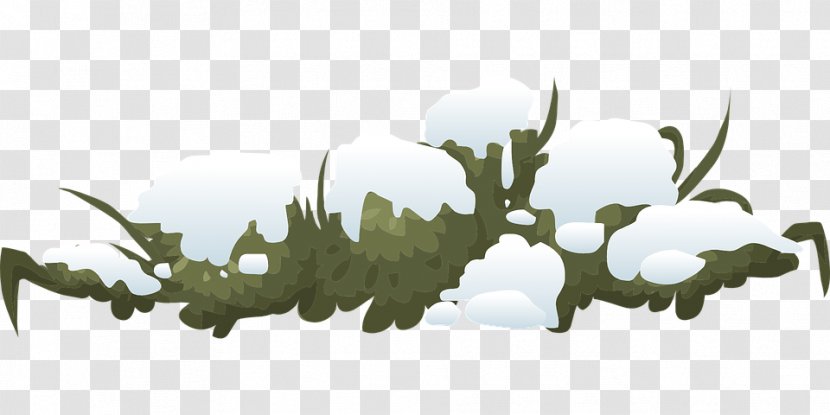 Shrub Snow Clip Art Transparent PNG