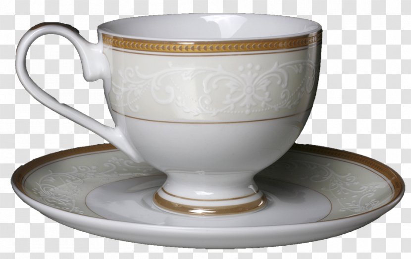 Coffee Cup Saucer Mug Porcelain - Dishware - Kitchen Transparent PNG