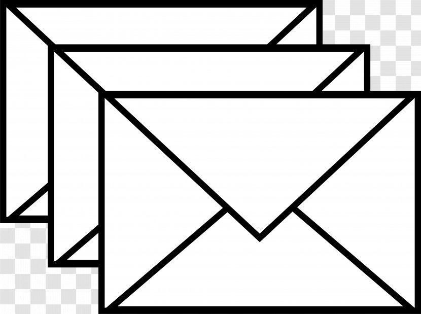 Envelope Airmail Clip Art - Line - Cool Email Cliparts Transparent PNG