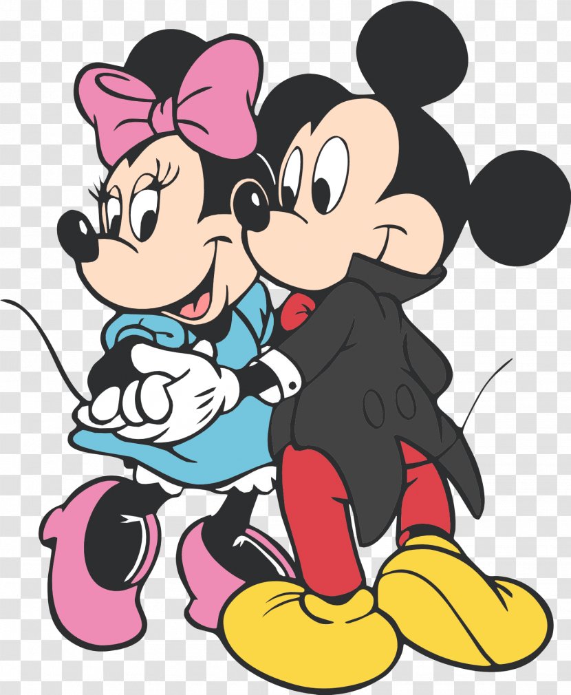 Mickey Mouse Black And White Clip Art - Flower - Aten Cliparts Transparent PNG