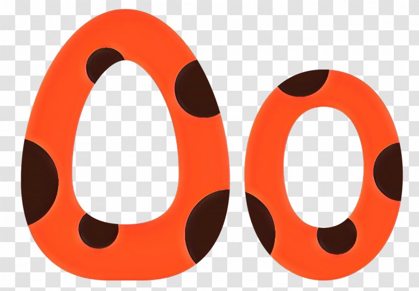 Orange - Oval - Number Transparent PNG
